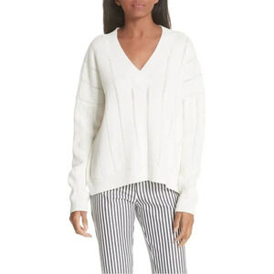 10  Crosby Derek Lam Lattice Pointelle Sweater